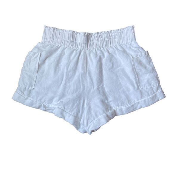 Show me Your Mumu Disilvio Shorts White Linen Size S NWOT - Picture 5 of 12